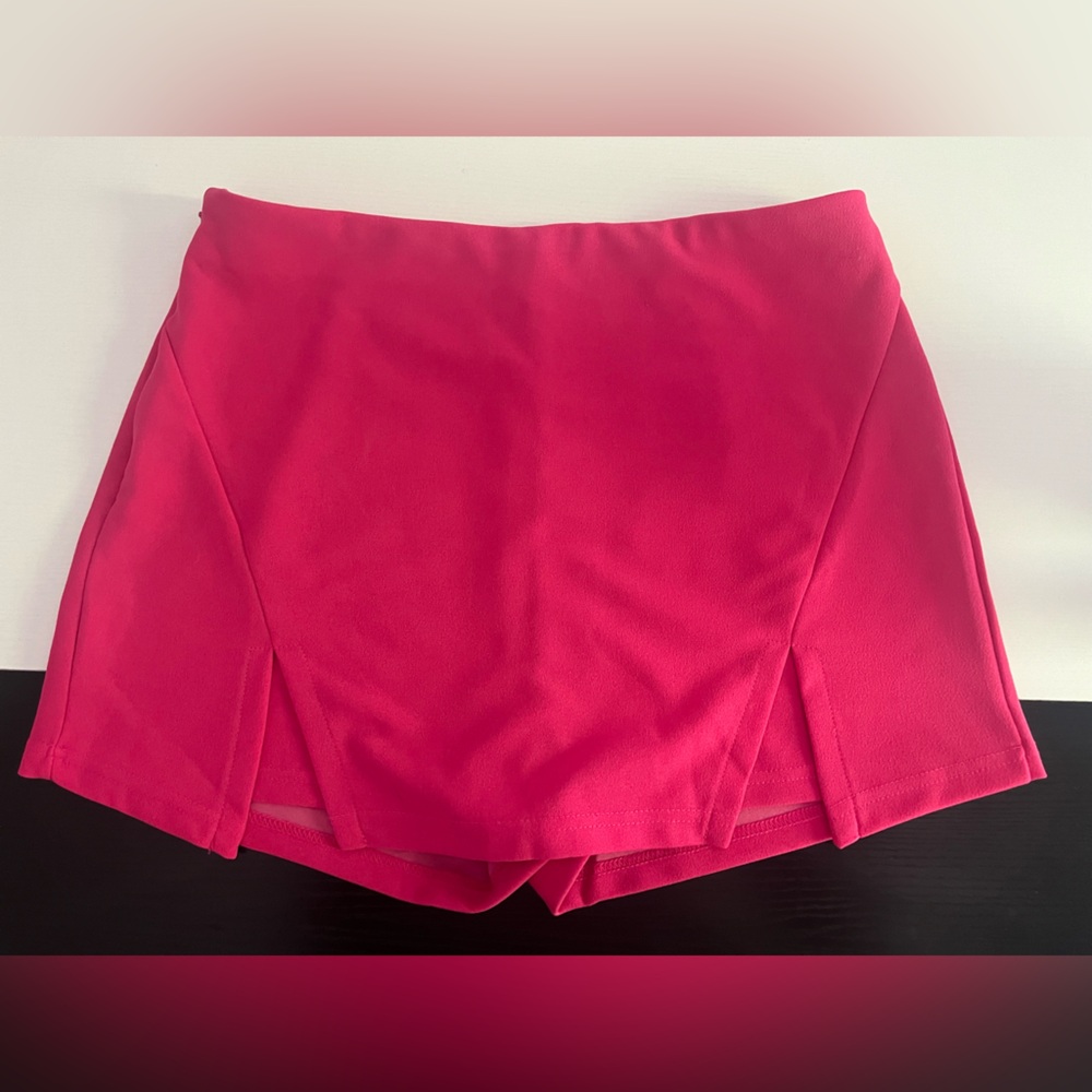 SHEIN HOT Pink Womens Skort - L